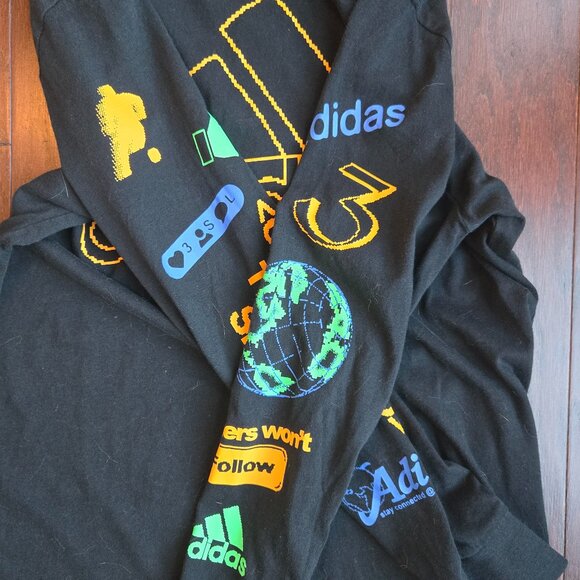 Adidas Boys Medium 10/12 Hoodie - Picture 2 of 3